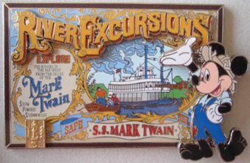 Jumbo Pin - E-Ticket Collection - Mark Twain Riverboat Attraction