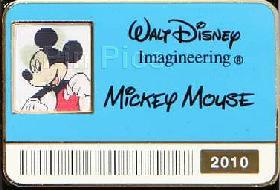 2010 WDI I.D Badge Lenticular - Mickey Mouse