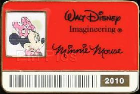 2010 W.I.D. Badge Lenticular - Minnie