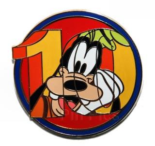 Goofy - 10 Years of Disney Pin Trading - Mystery