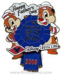 DCL- 2008 Father's Day Chip 'n Dale World's Best Dad (ARTIST PROOF)