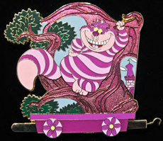 DS - Alice in Wonderland Train Pin Set - (Cheshire Cat pin only)