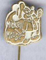 Mickey Mouse Stick Pin White