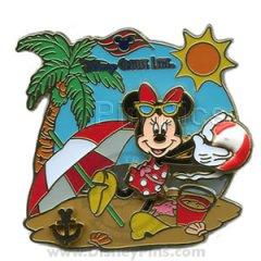 Disney Cruise Line - Anchor - Minnie Mouse with Beach Ball (ARTIST PROOF)