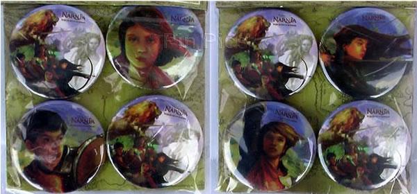 Button - Narnia - Lion, Witch, Wardrobe Set of Party Buttons
