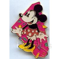 Minnie Mouse Pink Geometric with Confetti