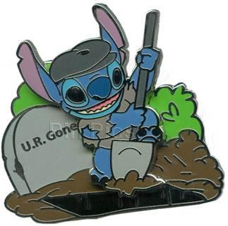 Ghoulish Graveyard Collection - Stitch as Gravedigger