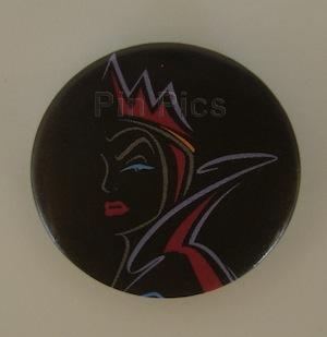 Evil Queen Silhouette Button/Badge
