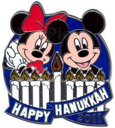 Hanukkah 2011 - Mickey and Minnie Mouse