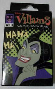 Disney Trading Pins 87512 Villains comic book mystery set