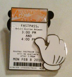 DLR - Autopia Fastpass Surprise Pin (PRE PRODUCTION/PROTOTYPE)