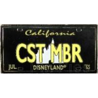 Cast Member License Plate - California