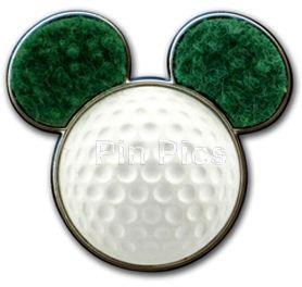 Mickey Mouse Icon - Golf Ball