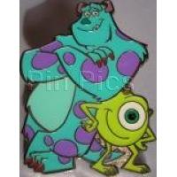 HKDL - Monsters Inc (Mike & Sulley Leaning) SILVER