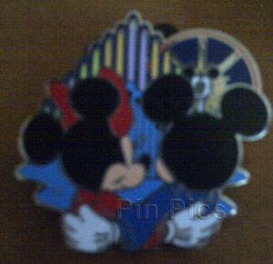 DCA - California Adventure Mystery Pin Set - Mickey & Minnie watching the World of Color