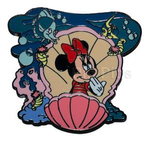 DCA - California Adventure Mystery Pin Set - Minnie riding Ariel's Under the Sea Adventure