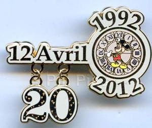 DLP - 20th Anniversary - Mickey Mouse Clock