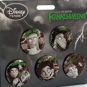 Button - Set of 5 Frankenweenie Buttons