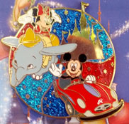 HKDL - Minnie on Dumbo & Mickey on Autopia