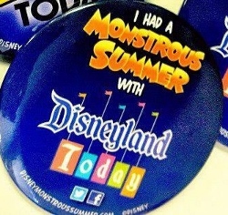 DLR- I Had a Monstrous Summer With Disneyland Today Button