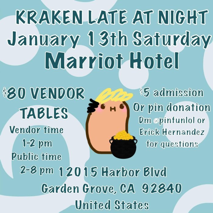 KRAKEN LATE AT NIGHT EVENT