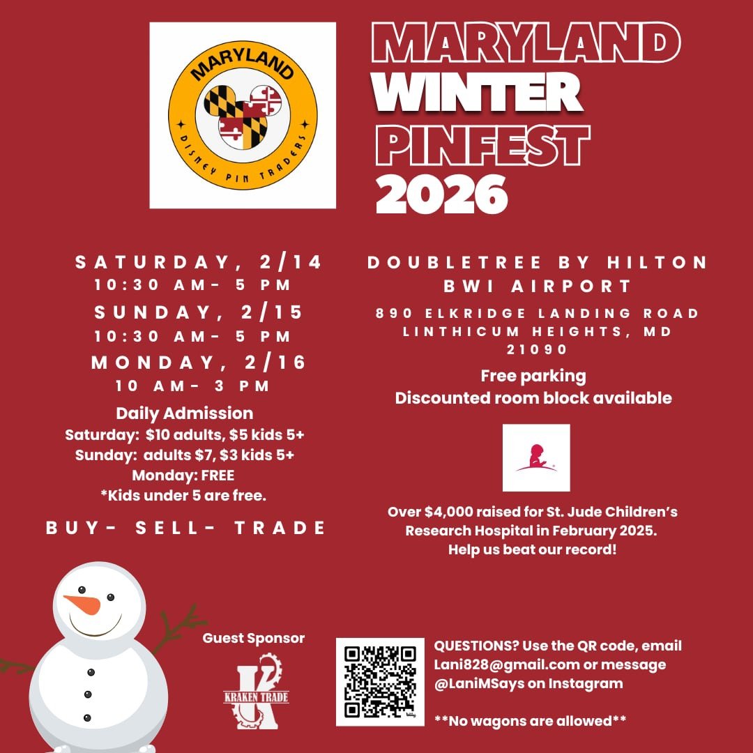 Maryland Winter Disney Pinfest!