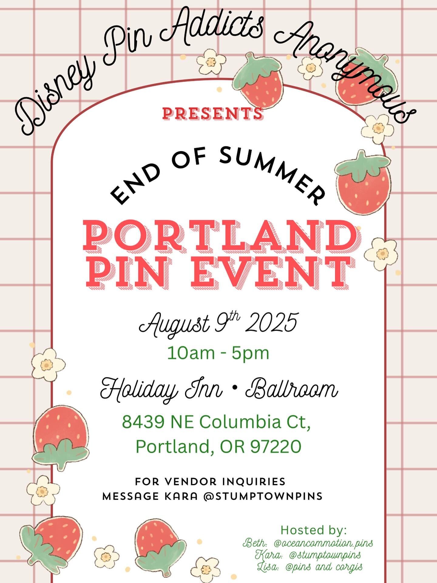 End of Summer Portland Pin Event