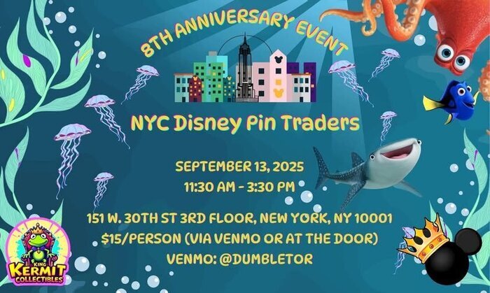 NYC Pin Traders - 8th Anniversary