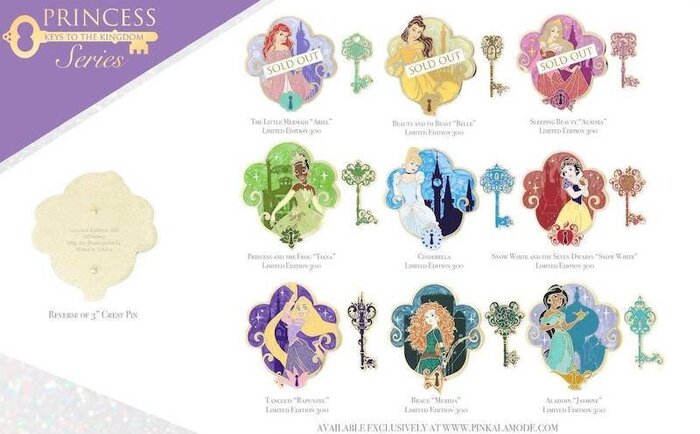 Disney-Princess-Keys-to-the-Kingdom-Pin-Series-3-at-Pink-a-la-Mode.jpg
