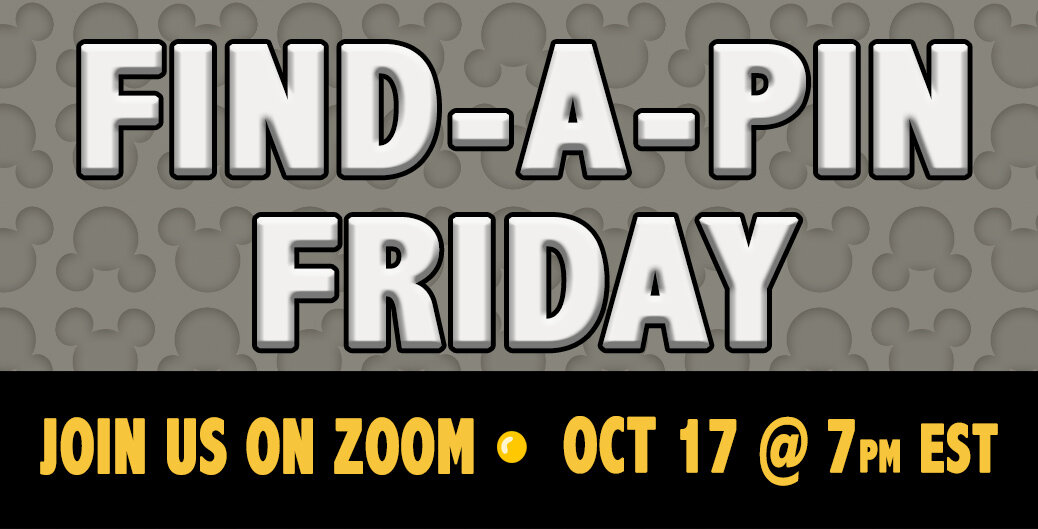 Find-a-Pin Friday on ZOOM