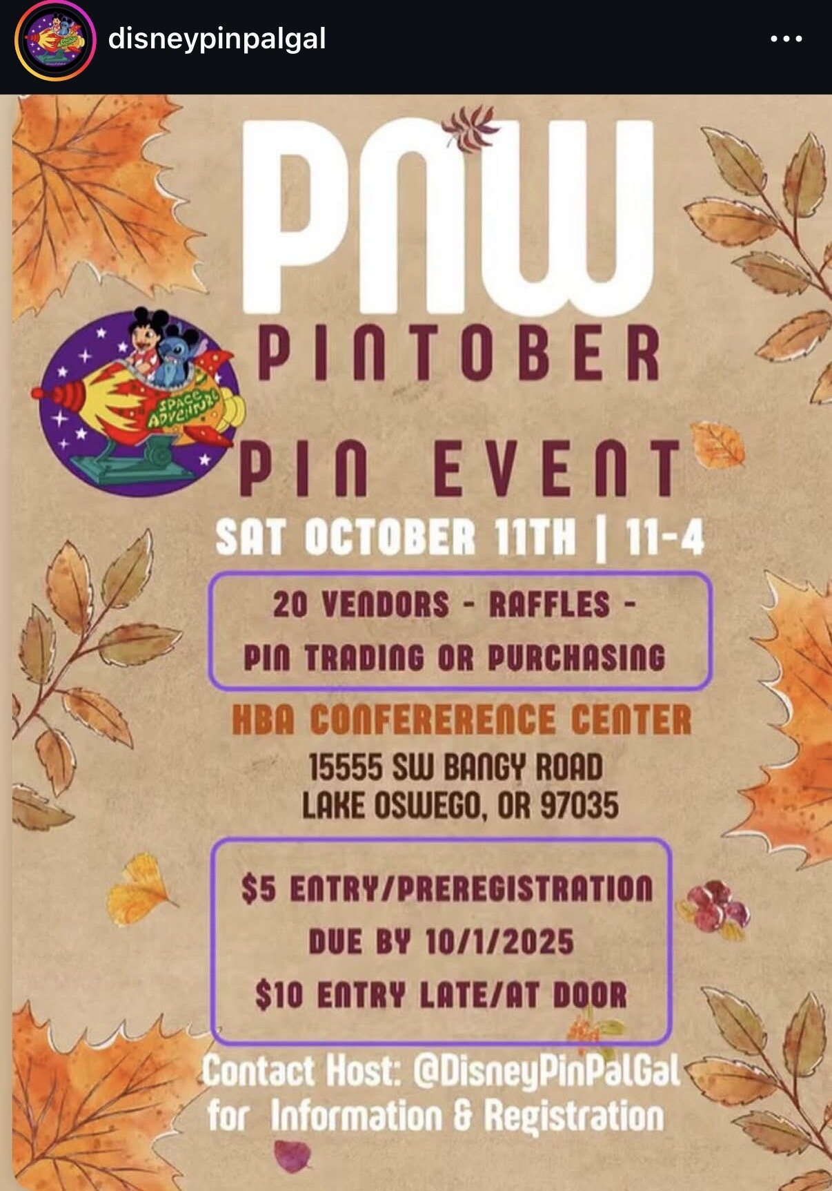 PNW Pintober Pin Event