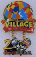 WDW - Mickey Mouse, Donald Duck and Goofy - Millennium Village 2000 - Dangle