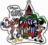 WDW - Mickey, Minnie, Donald and Goofy - Grand Floridian Resort & Spa - Beach Party