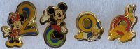 Japan - Mickey, Minnie, Donald and Pluto - 2000 Character Set - TDL