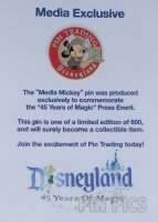 DL - Mickey - Pin Trading Press