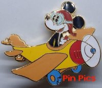 Disney Gallery - Mickey Flying Plane - Mickey Thru The Years - Mail Pilot