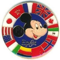 WDW - Mickey  - Epcot- Circle of Country Flags - 2000