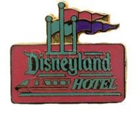 DLR - Disneyland Hotel - Monorail - Pink