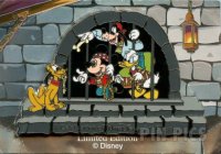 Pluto, Mickey, Goofy, Donald - Jail Scene - Silver - Pirates of the Caribbean