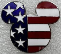 WDW - USA - Mickey Icon Flags - EPCOT World Showcase - Real Cloisonne