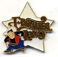 Cowboy Pete - Sheriff's Badge Brooch - Frontierland - DLR 30th and WDW 15th Anniversary - Pointed - Gift