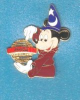 Boot Leg Pin ~ Sorcerer Mickey Coca-Cola pin