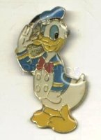 Donald Duck Saluting