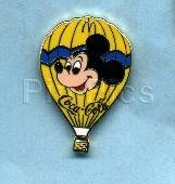 Mickey - Yellow Hot Air Balloon - Coca Cola - McDonalds