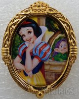 DL - Snow White and Dopey - Oval Character of the Month - May