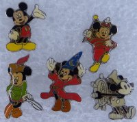 Japan - Mickey Mouse Set - Mickey Thru the Years - Mini - JDS