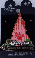 DLP - WDW - Disneyland Paris Castle - July 2000 - Pin of Month