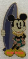 DIS - Mickey with Surfboard - Hula - Hawaii