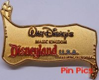 DLR - Disneyland USA Gold Scroll - Completer