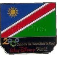 Millennium Village Pavilion Namibia 2000 flag